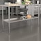 Flash Furniture Galvanized Under Shelf for 24 x 60 Work Tables NH-GU-2460-GG - alternate 1